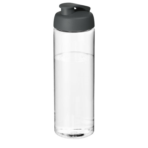 Bouteille de sport promotionnelle 850ml H2O Active® Translucide et Gris